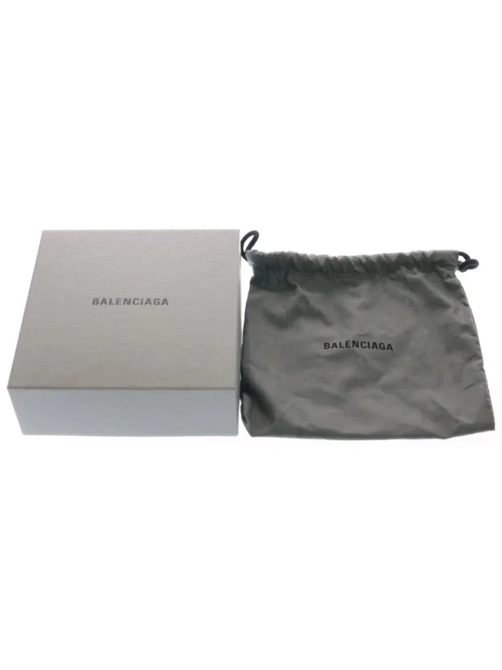 Balenciaga Logo D Ring Belt Black White